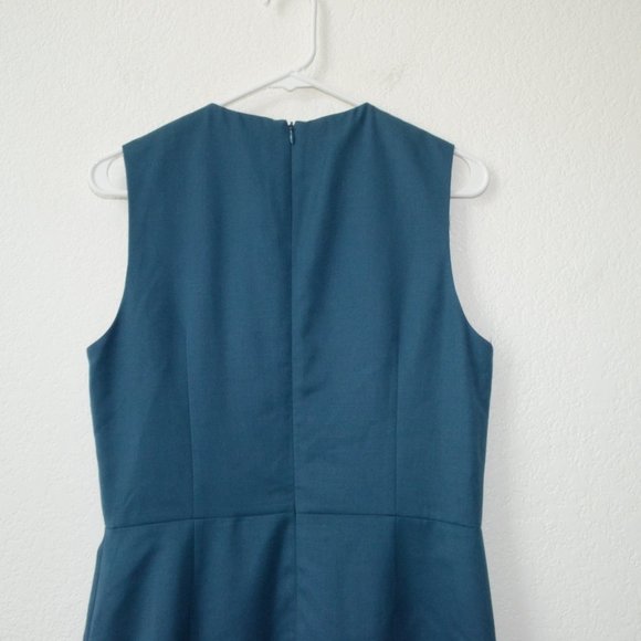 Pendleton 100% Virgin Wool Dress Faux Wrap Style Sleeveless Size 8 - Picture 10 of 12